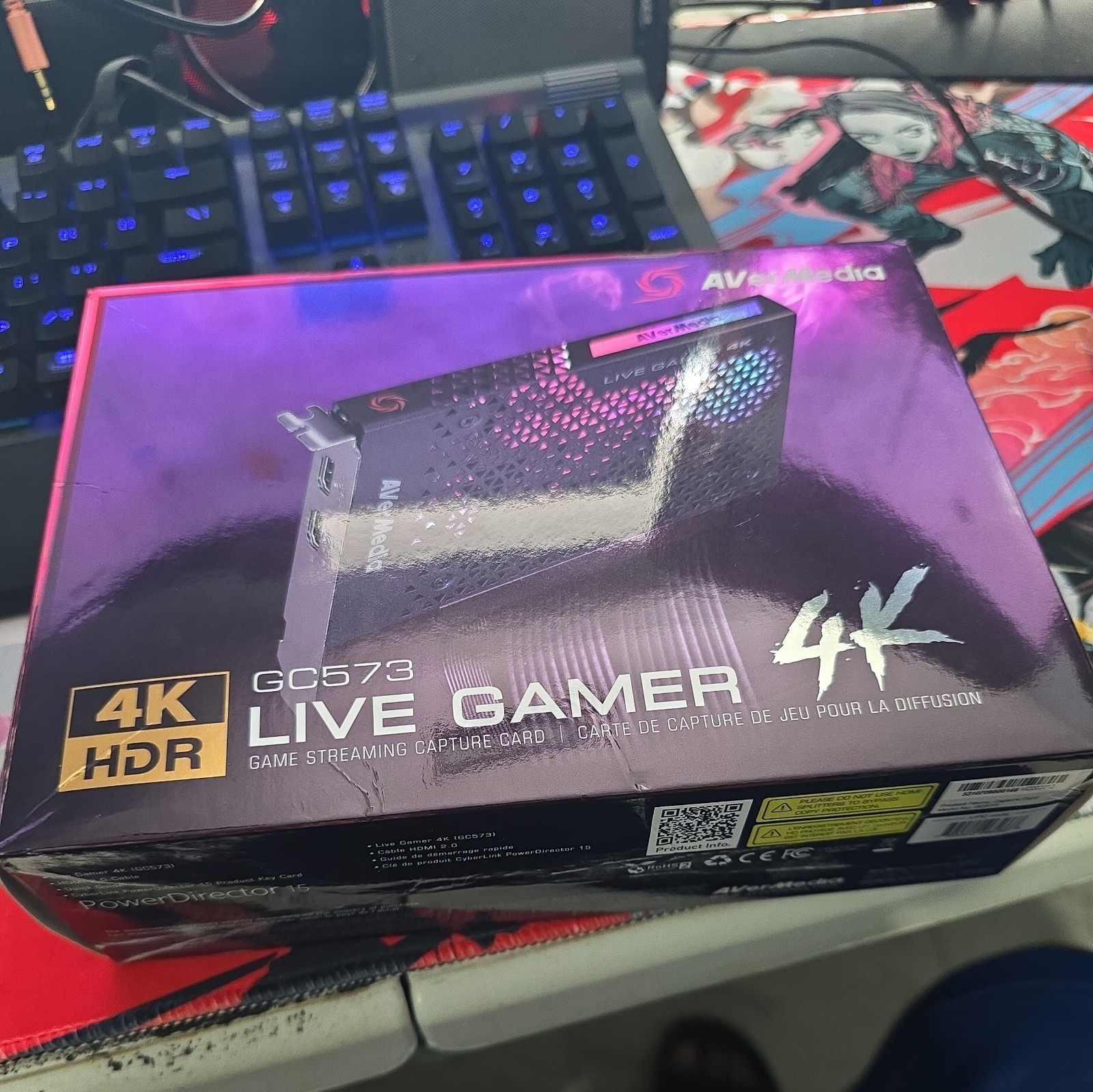 AVerMedia Live Gamer 4K GC573 - Complete in Box, 4K60 HDR Capture Card