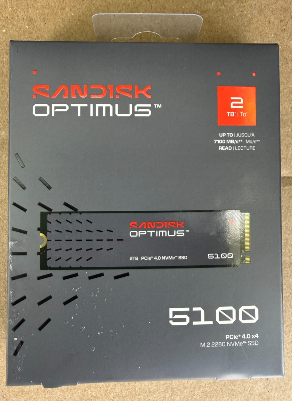 SanDisk Optimus 5100 2TB M.2 2280 NVMe PCIe 4.0 x4 SSD BRAND NEW - 