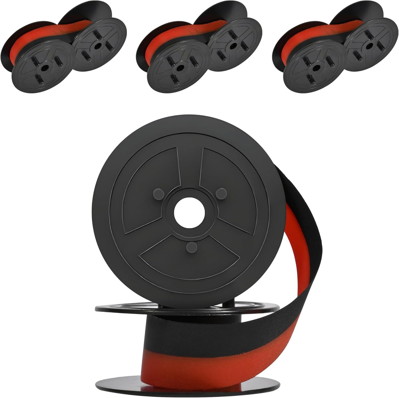 Calculator Ribbon Red Black Pack 4 Long-lasting Compatible with Sharp