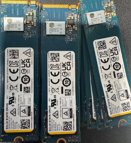 KIOXIA KBG6AZNV512G 512GB M.2 NVMe SSD — TESTED & READY TO USE
