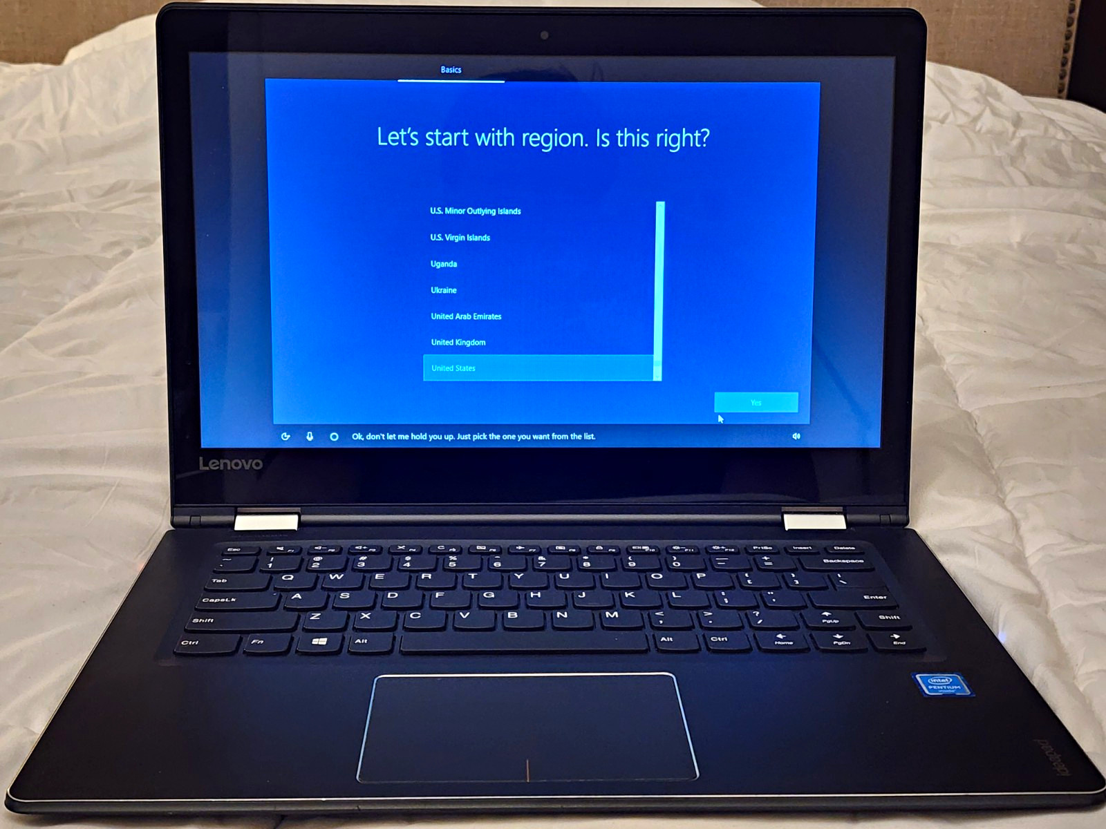 Lenovo Flex 4-1470 14" Touch Laptop 2-in-1 2.1GHz 4GB RAM 128GB SSD Win 10