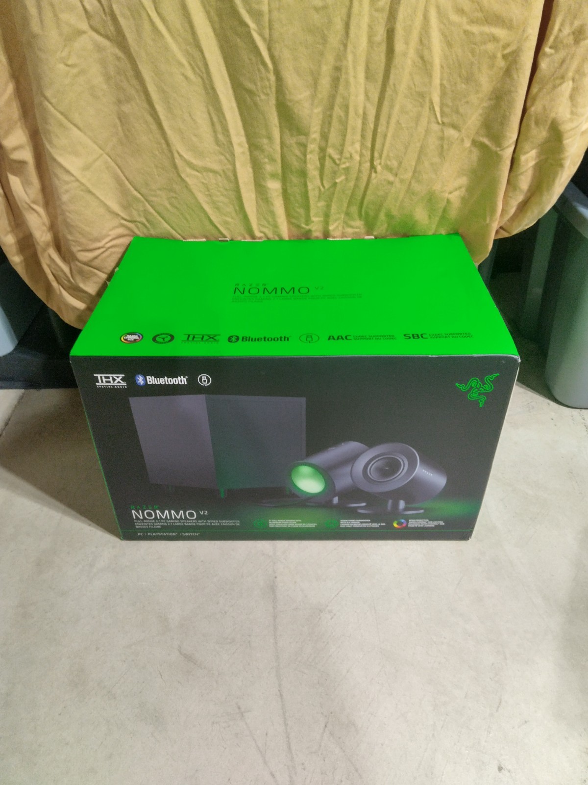 Razer Nommo V2 PC/Bluetooth Speakes | 2.1 THX Spatial Audio | LED Gaming