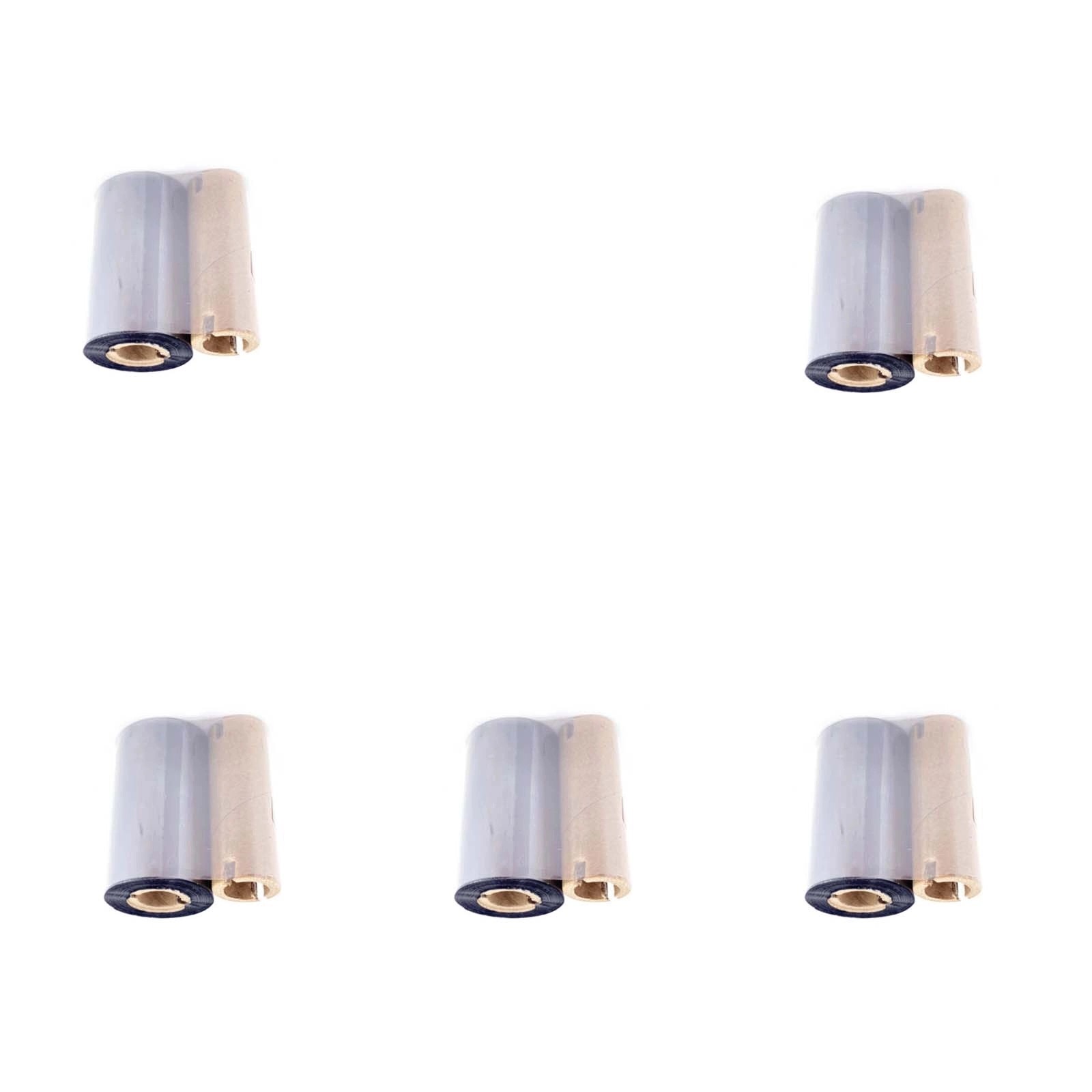 5Pcs Length 70m TLP2844 Ink Ribbon Fits For Zebra Width 55mm 1/2 Inch Core