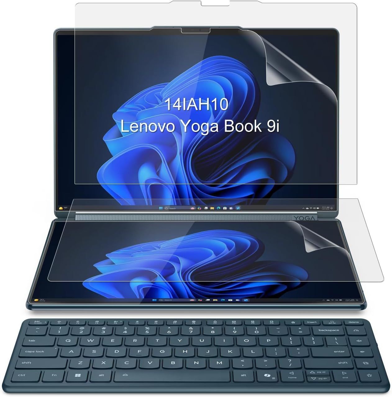 4 Pack Matte Screen Protectors for 2025 New Lenovo Yoga Book 9i Dual Touch Lapto