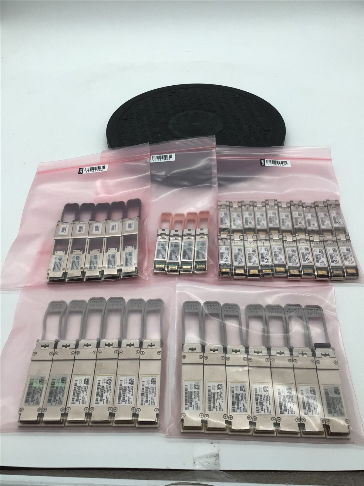 Lot of 42 Cisco Transceiver Modules 10-3388-03 74-9474-02 10-2415-0 310-2945-02