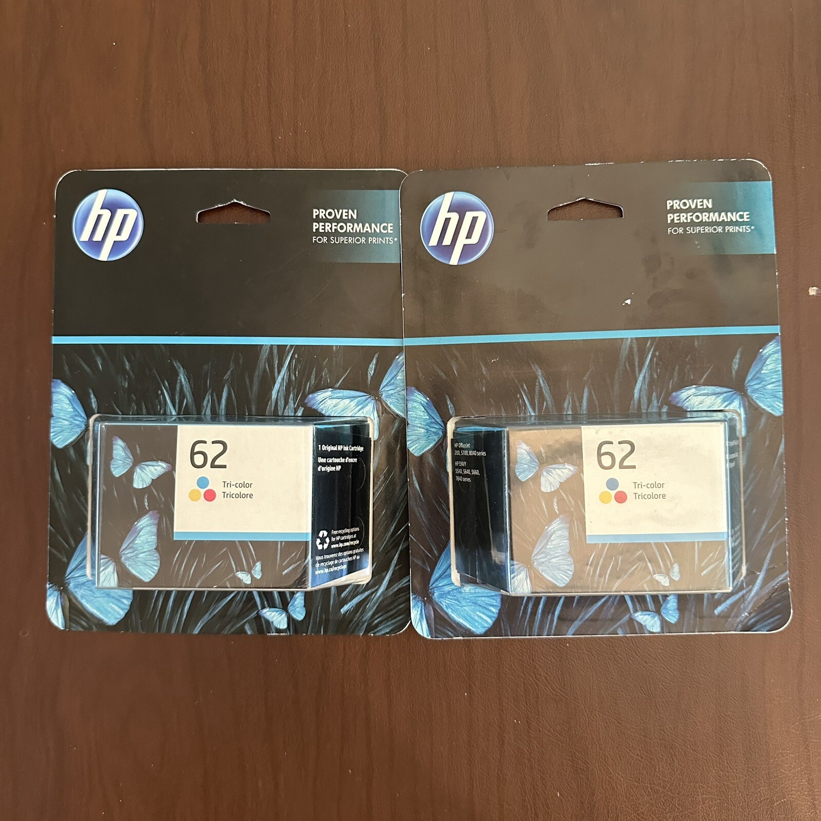 04/2024* New Genuine HP 60 Black Ink Printer Cartridge - Factory Sealed Lot Of 2