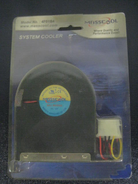 NEW MassCool 4F01B4 System Computer Cooler Fan 90mm PCI Slot Case Cooler NIB