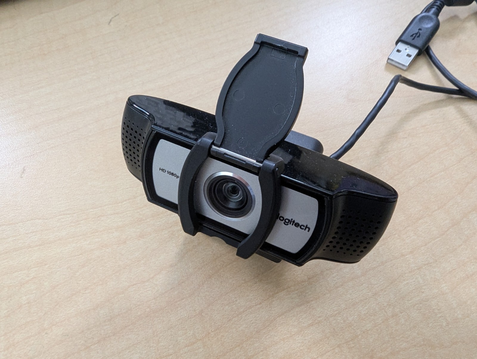 Logitech C930e HD Webcam 1080p USB V-U0031 860-000445 Autofocus Tested Working