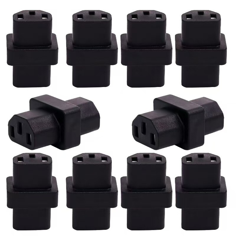 (10PACK) IEC 320 C13 to C13 AC Adapter Female to Female