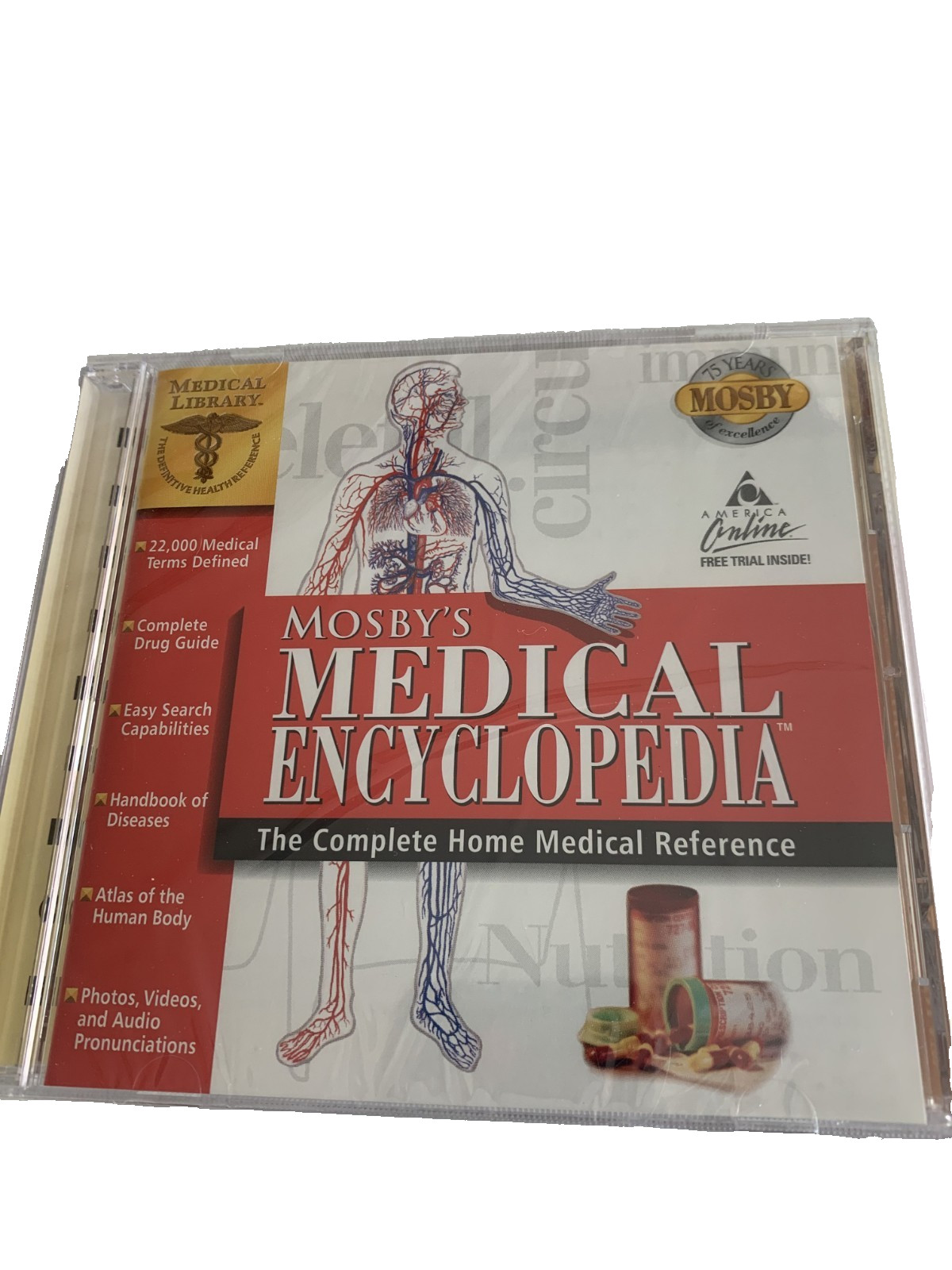 NEW CD Mosby's Medical Encyclopedia V2.0 Atlas  Human Body The Learning Company
