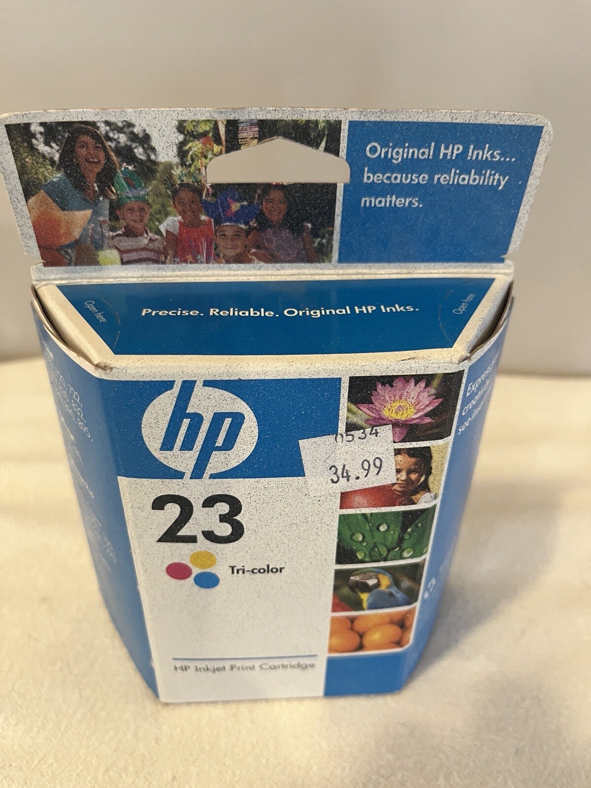 Genuine NEW HP 23 Tri-Color Ink Cartridge Sealed Box OEM DeskJet