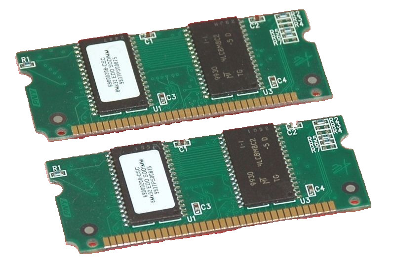 PNY 64MB 2x 32MB EDO 72-PIN Non-Parity 60NS 3.3V SODIMM Memory TESTED