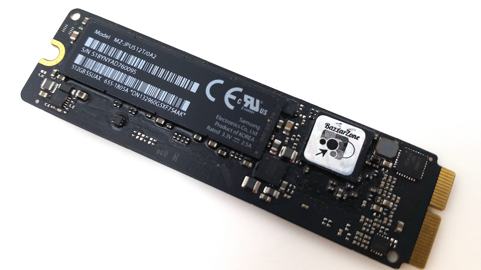 512GB SSD Pcie For Apple MacBook Air A1466 - 2013, 2014, 2015, 2017 Original 