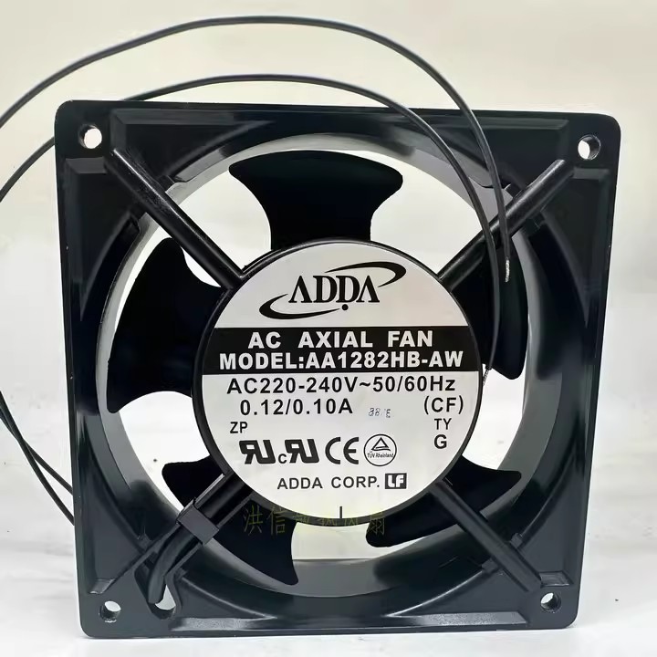 1PCS ADDA 12038 AA1282HB-AW 220-240V 0.12/0.10A 120*38MM Fan