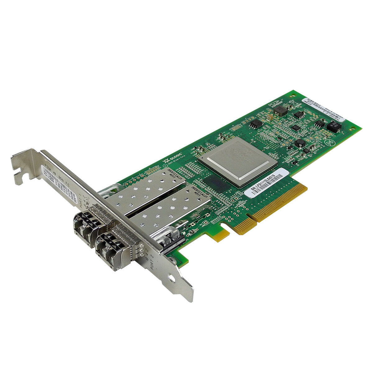 QLogic QLE2562-IBMX FC Dual Port 8Gb PCIe x8 Network Adapter 42D0512 00Y5629 FP