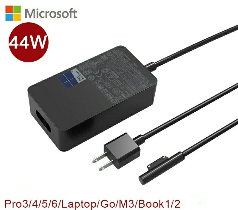 Genuine OEM 44W Microsoft 1800 Surface Pro Charger Surface Pro 3/4/5/6/7 + Cord