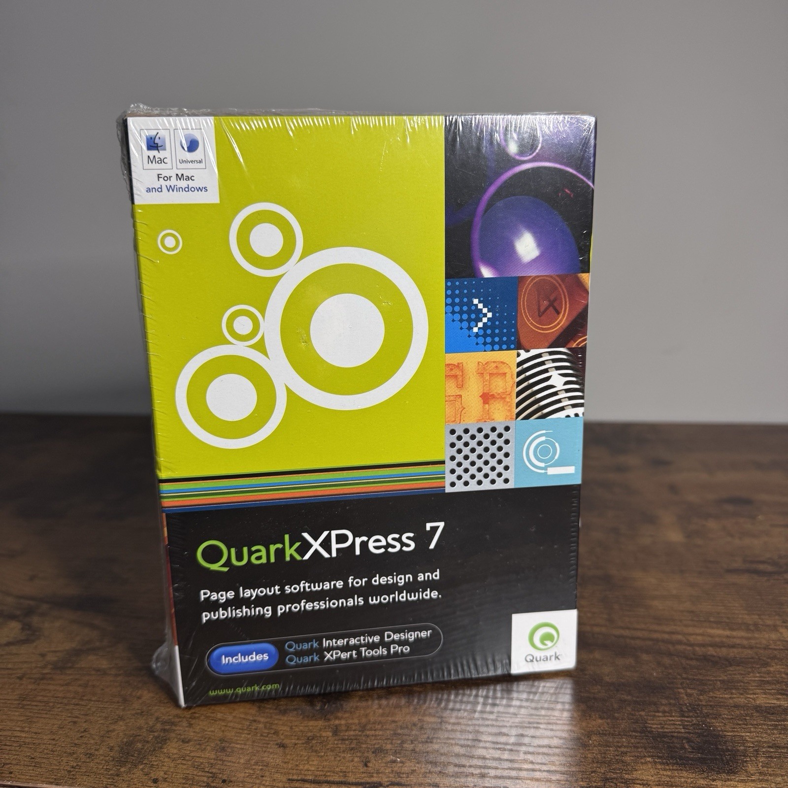 QuarkXPress 7 Upgrade Factory Sealed Mac & Windows Media Pak