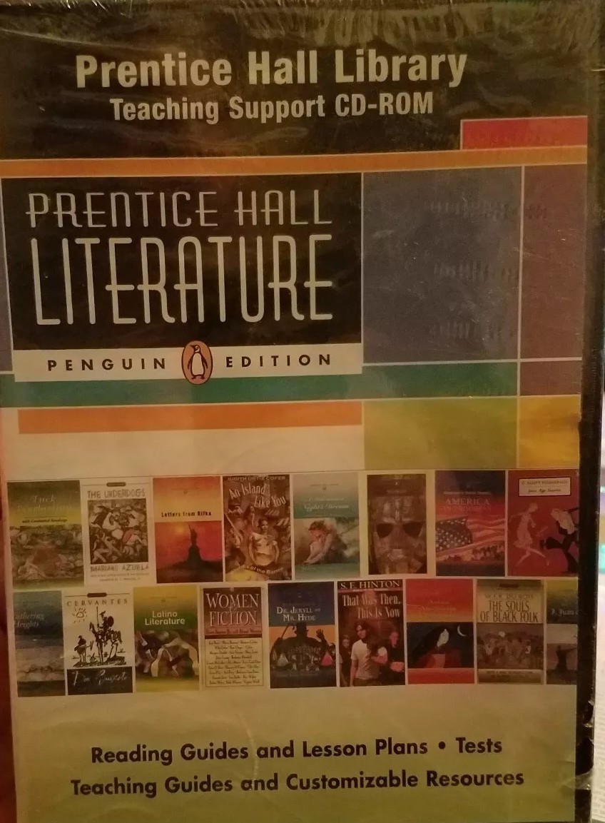 NEW SEALED  Prentice Hall Library Literature: Teaching Support CD-ROM Software