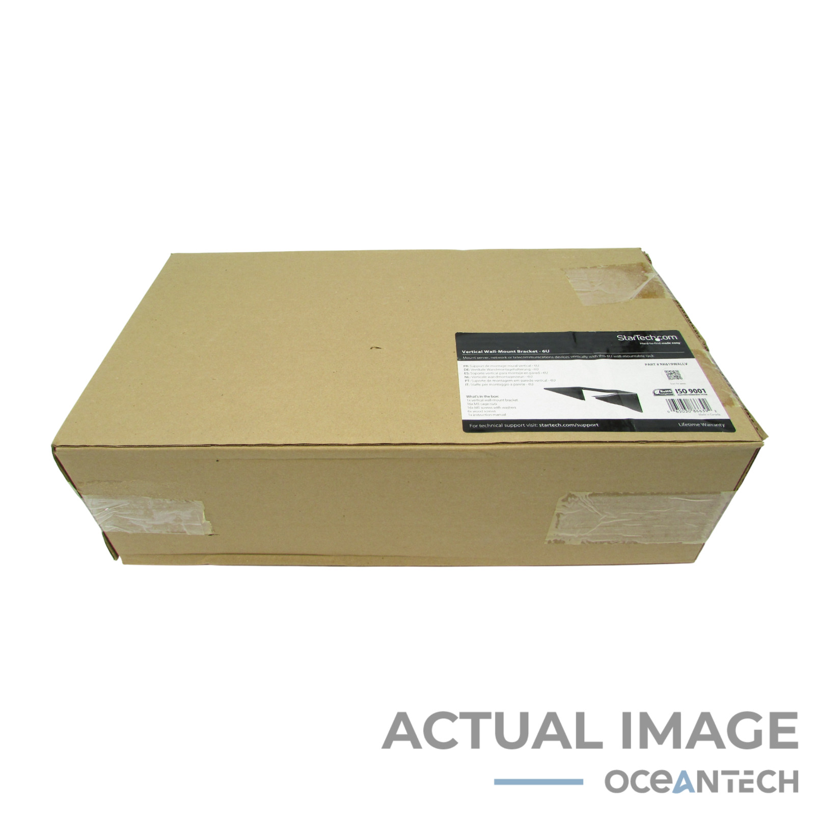StarTech.com RK619WALLV 6U 19-Inch Steel Vertical Rack and Wall Mountable Server