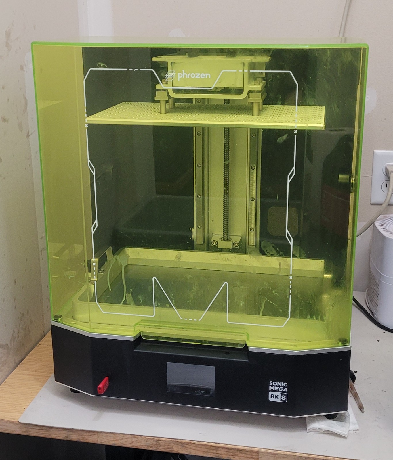 Phrozen Sonic Mega 8K S LCD/MSLA Resin 3D Printer, 15"Mono LCD Screen
