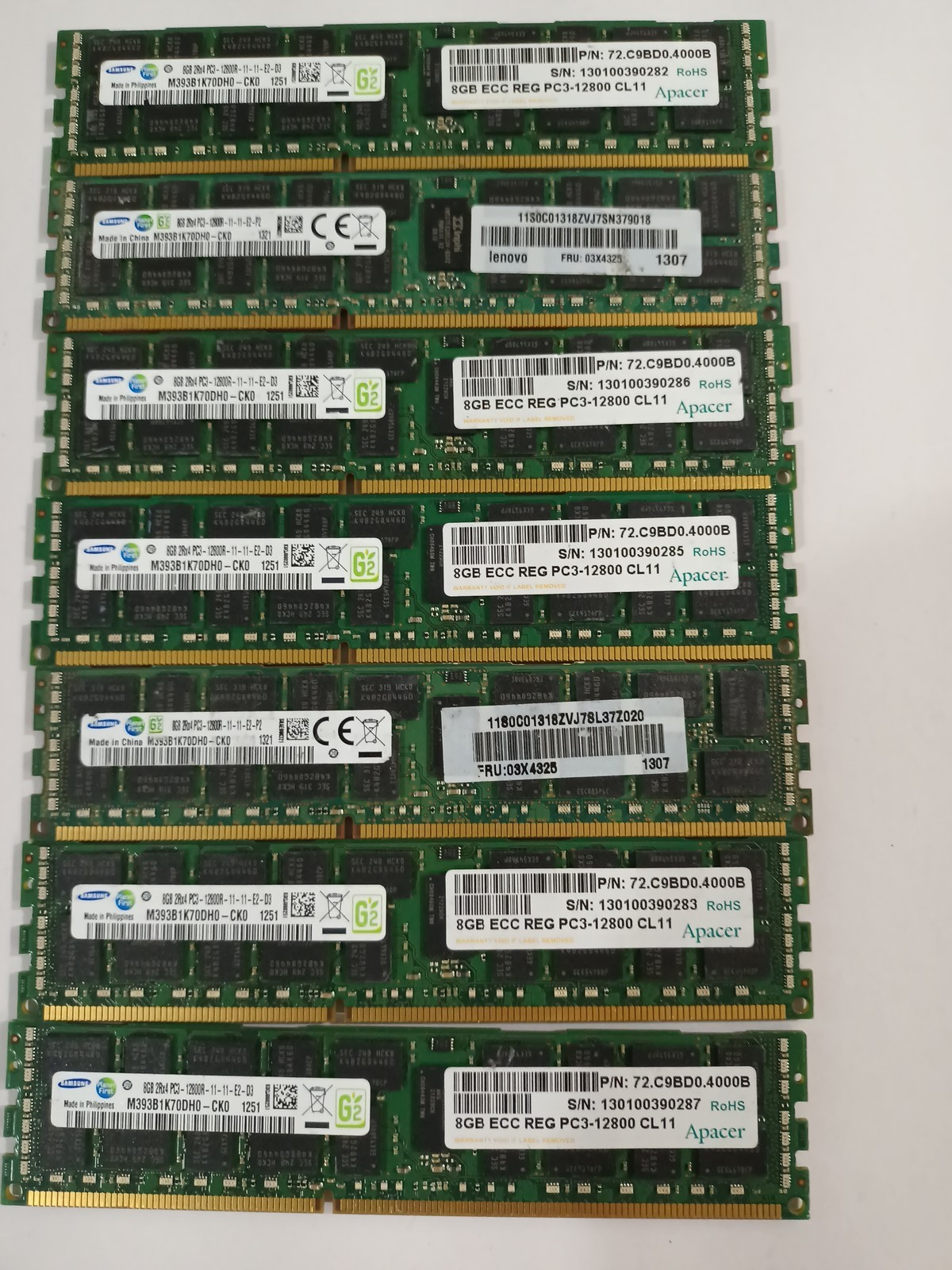 (LOT OF 18) SAMSUNG 8GB DIFFERENT TYPES LOOK FOR DETAILS