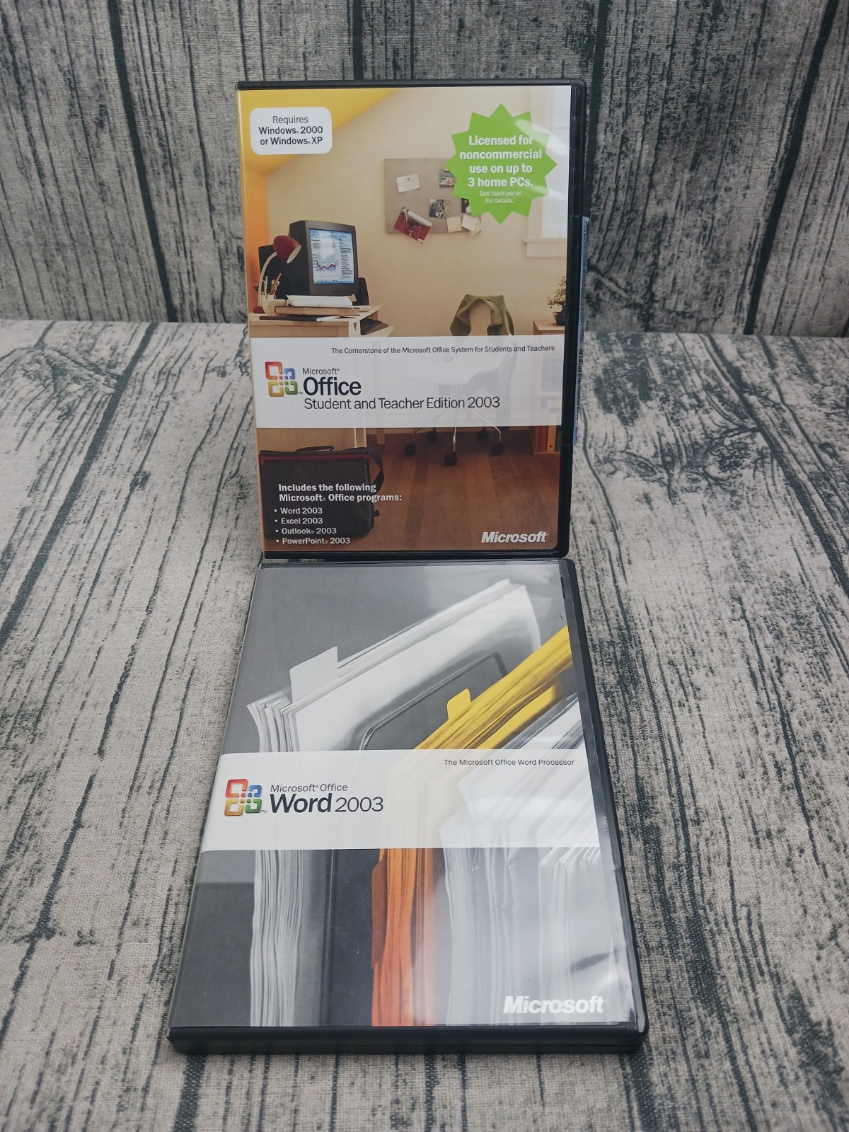 Microsoft Office Student and Teacher Edition 2003 & Word Upgrade w/Key