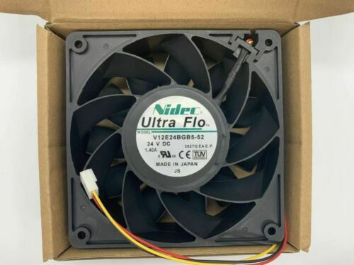 NIDEC V12E24BGB5-52 DC24V 1.40A Schneider inverter fan