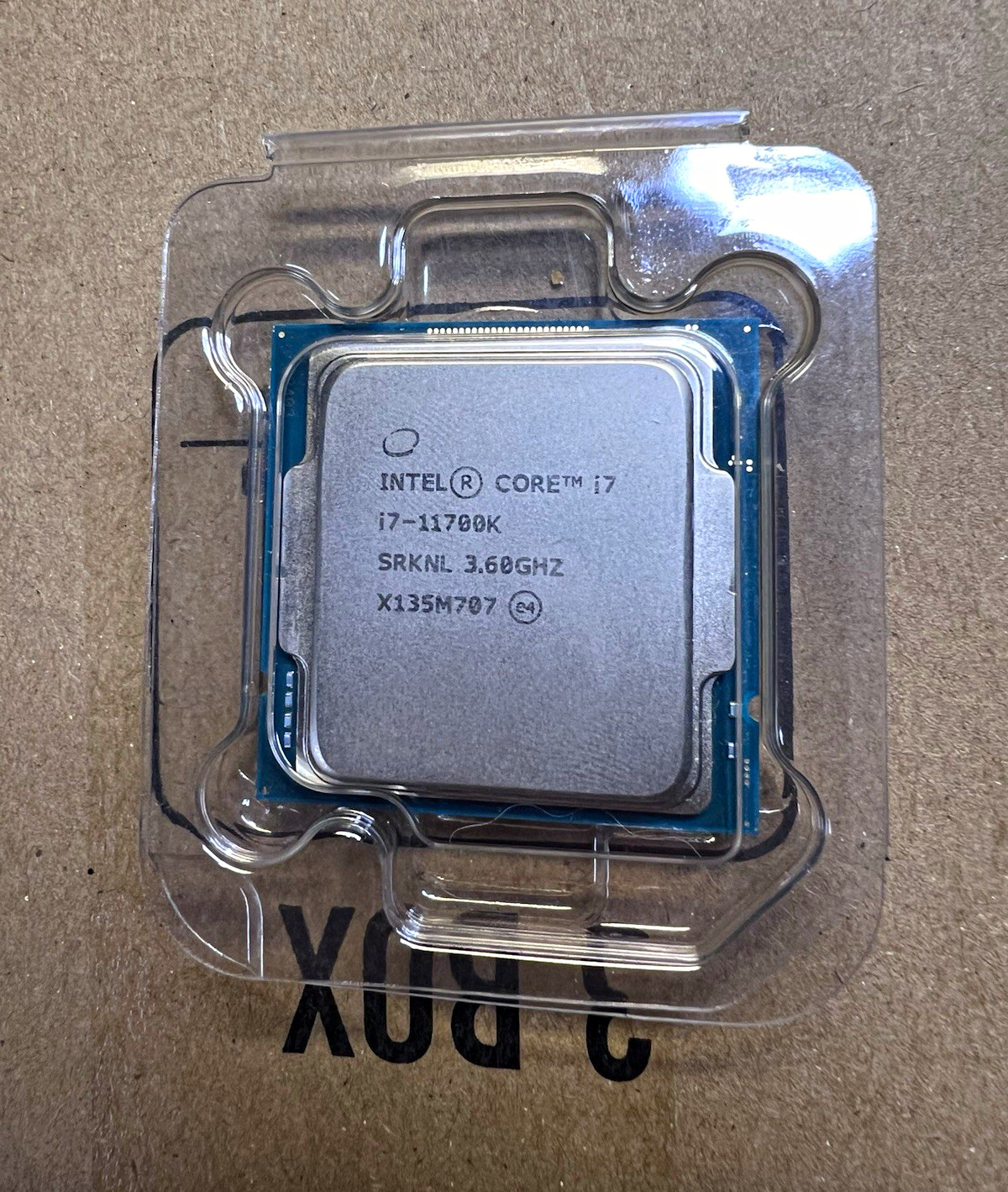 Intel Core i7-11700K 11th Gen 3.60GHz 8-Core LGA1200 CPU Processor SRKNL- Tested