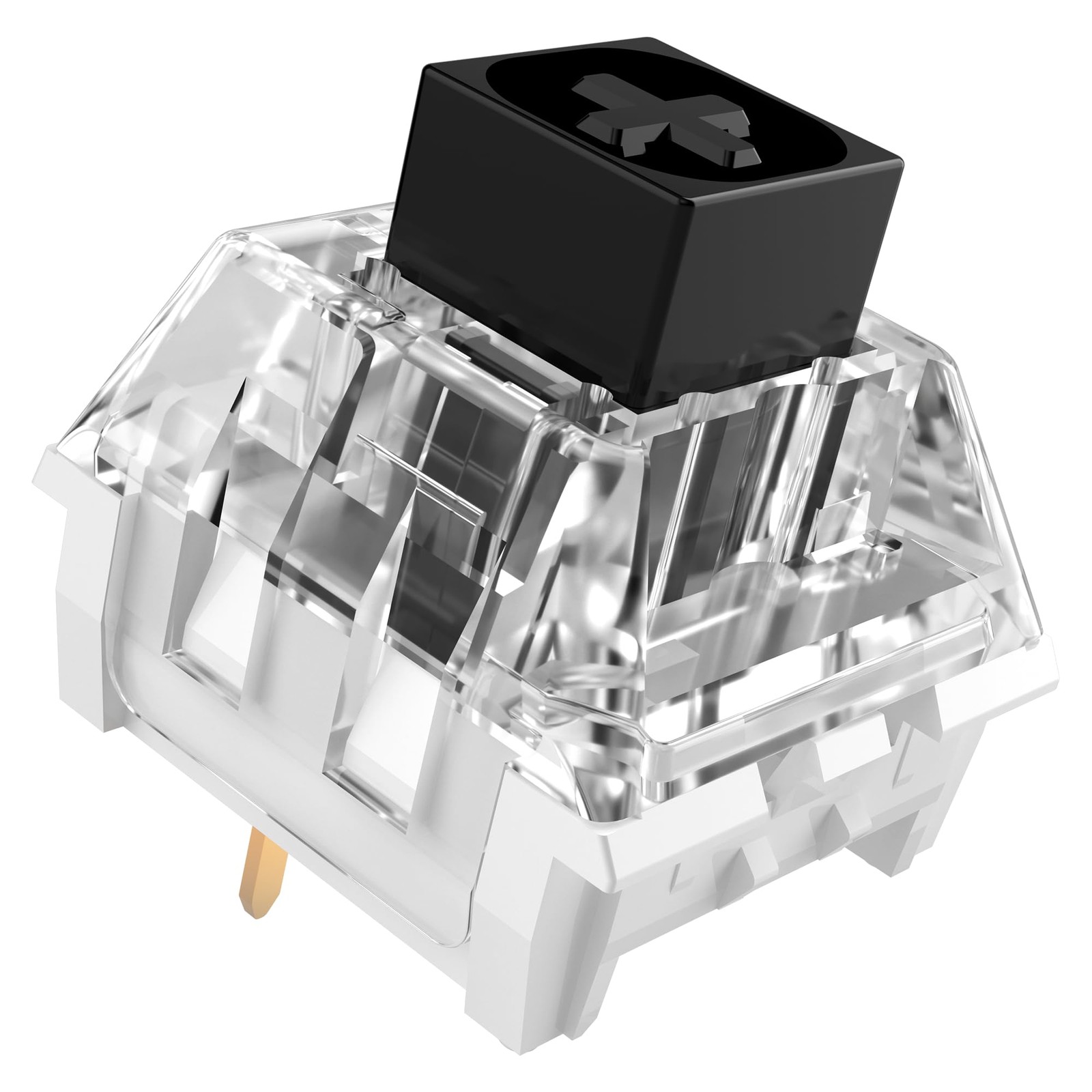 72 PCS Kailh Box Black Switches Mech Keyboard 3Pin 60gf Linear Lubed Dust