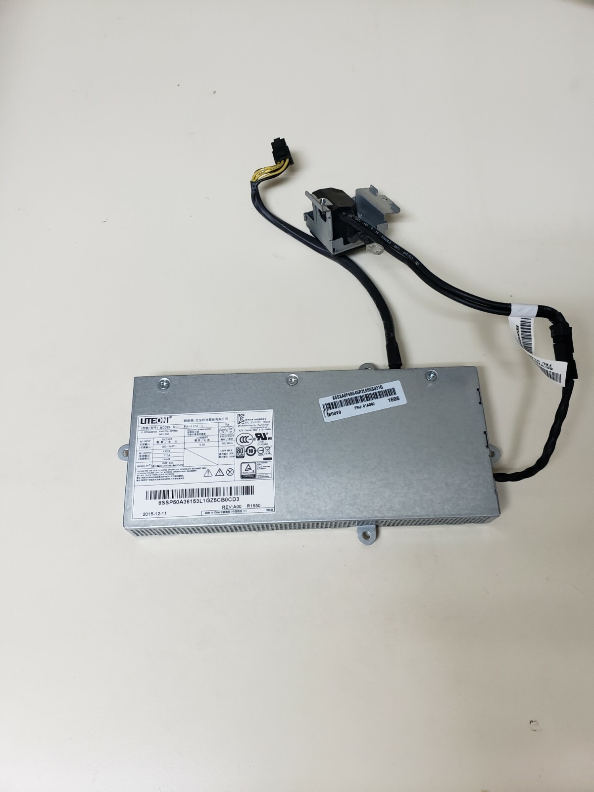 LiteOn Lenovo ThinkCentre M900z 150W Power Supply PA-1151-1 54Y8927