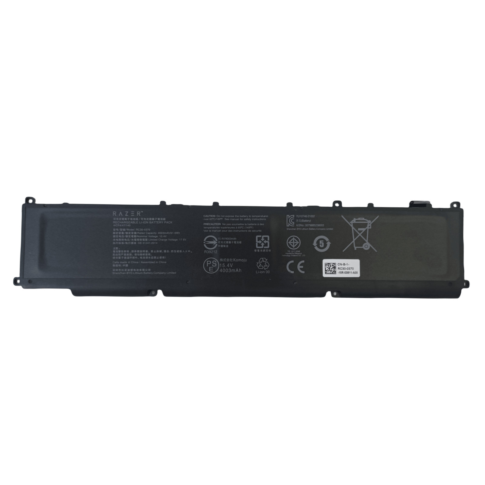100% New Genuine RC30-0370 RZ09-0368 Battery For Razer Blade Ryzen 14" 2021 2022