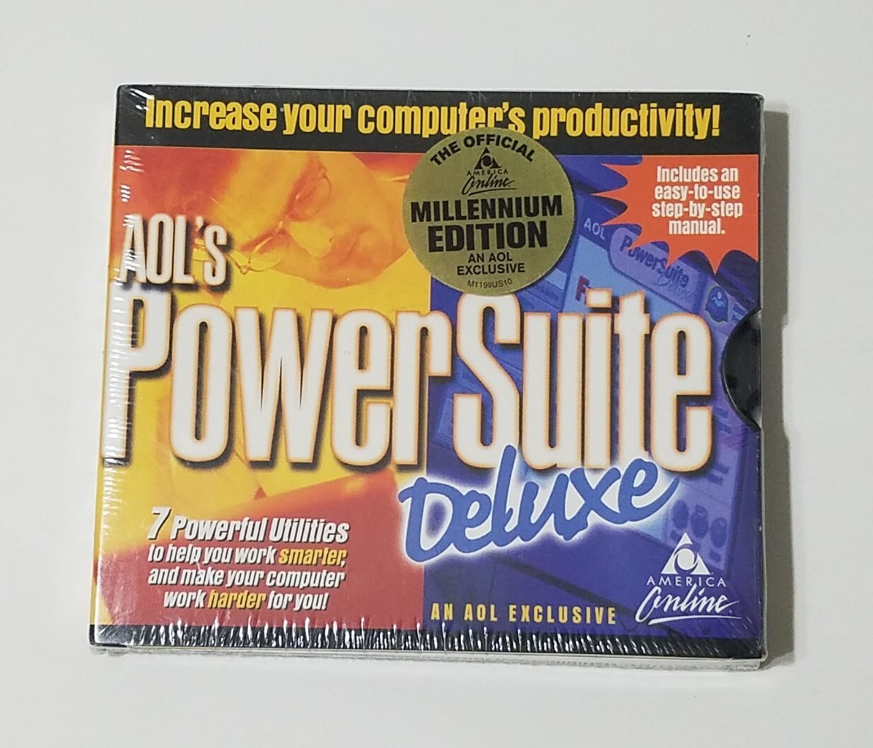 AOL's Powersuite Deluxe - Millennium Edition -- NEW SEALED VINTAGE COLLECTIBLE