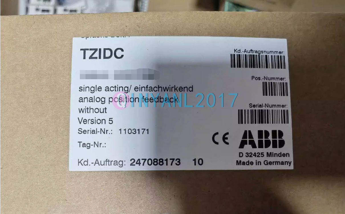 1PCS New ABB V18345-1010251001 Valve Positioner