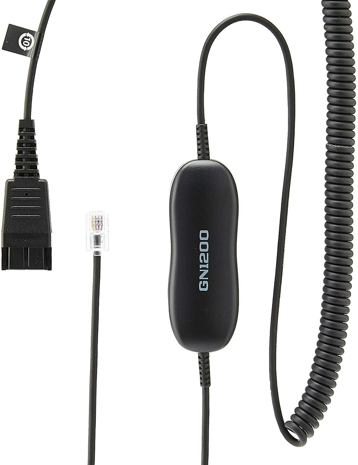 Jabra GN1200 Smart Coil Direct Connect 88011-99 Contact Center 6IN Cord Adapter