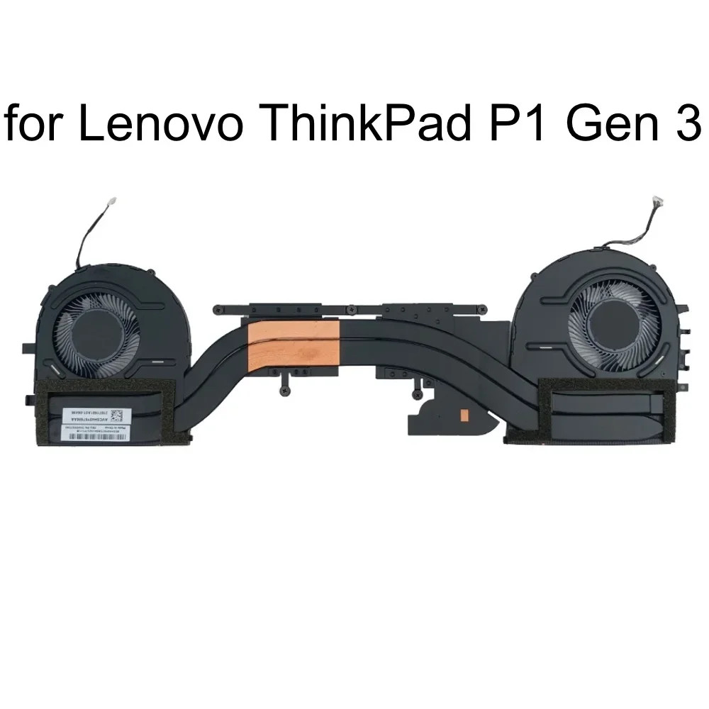 Fan Heatsink for Lenovo ThinkPad P1 Gen 3 20TH 20TJ CPU Cooler 5H40Y67590