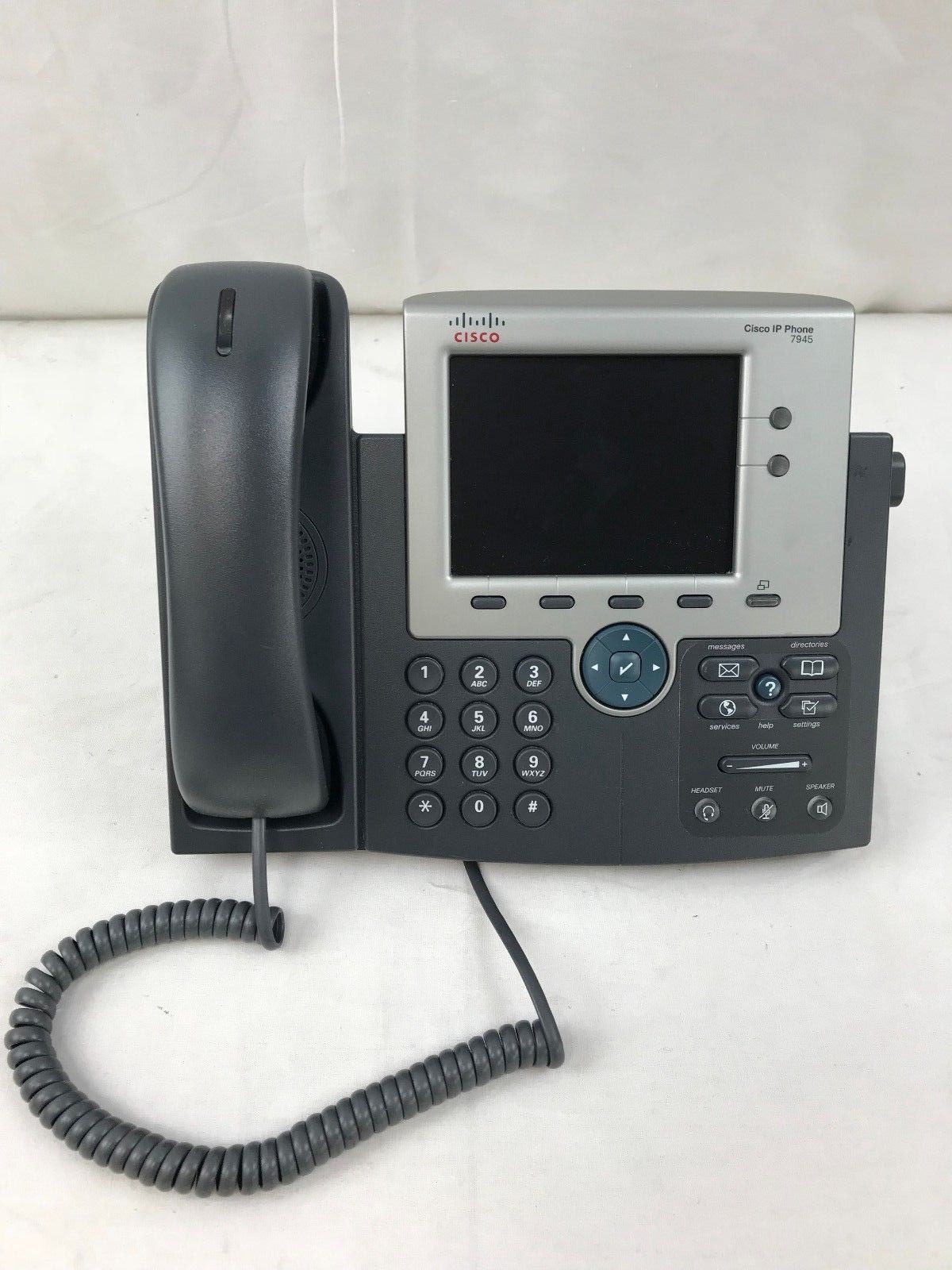 Lot of 4 Cisco 7945G CP-7945G Unified IP VoIP Phones Used