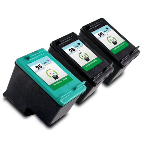 3pk Printronic For HP 95 and HP 98 Ink Cartridge C8766WN C9364WN