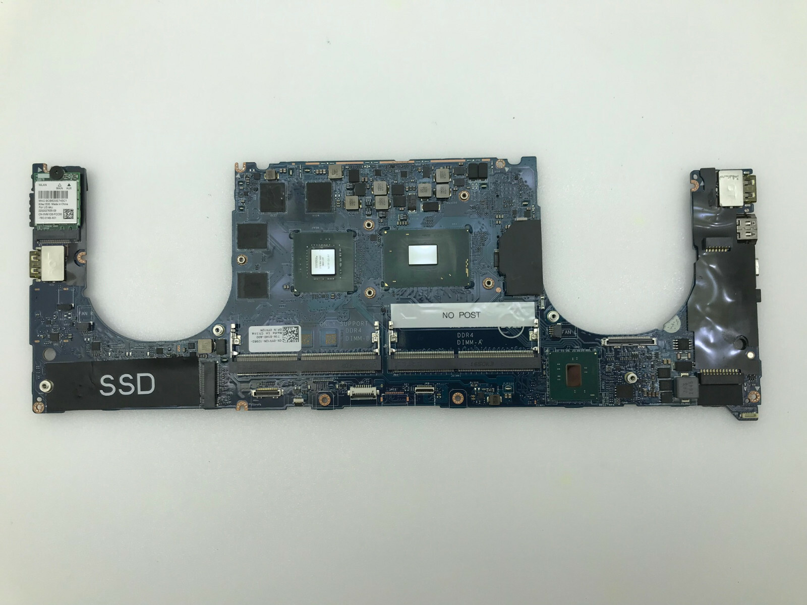 DEFECTIVE Dell XPS 9560 i5-7300HQ GTX 1050 MOTHERBOARD YV12N 0YV12N