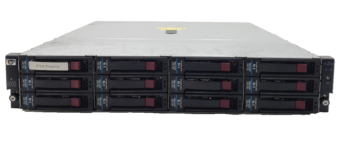 HP AJ940A StorageWorks D2600 12-Bay 6Gb SAS Disk Enclosure AJ940-63002 Storage