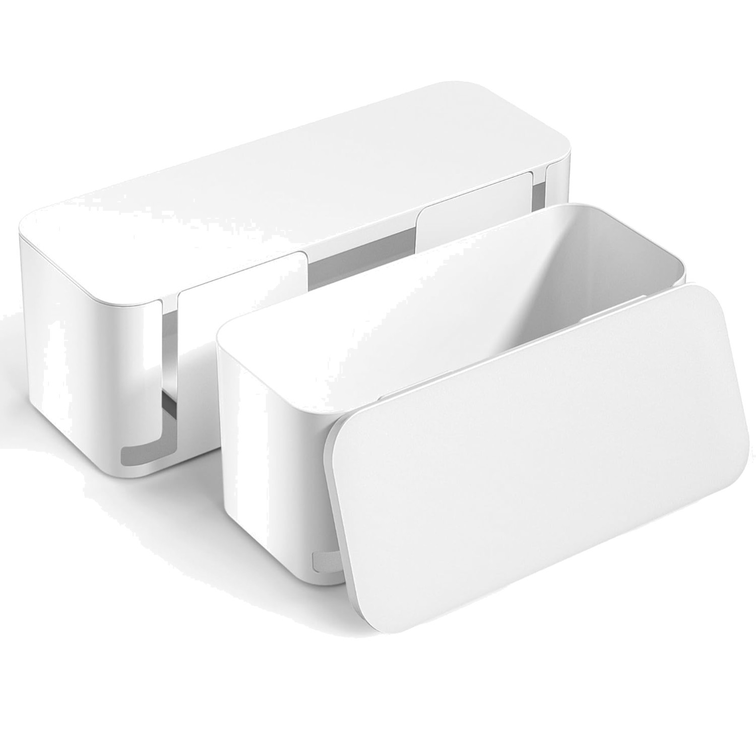 2 Pack Multi-Functional Cable Organizer Box - Effective Dustproof Solution