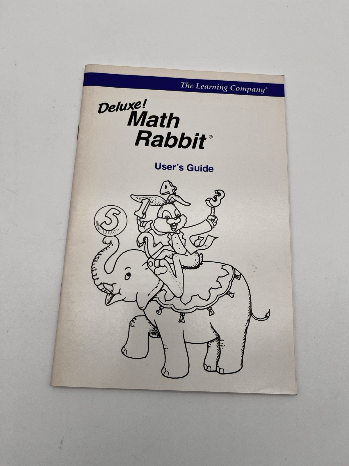 The Learning Company Deluxe Math Rabbit User Guide ONLY