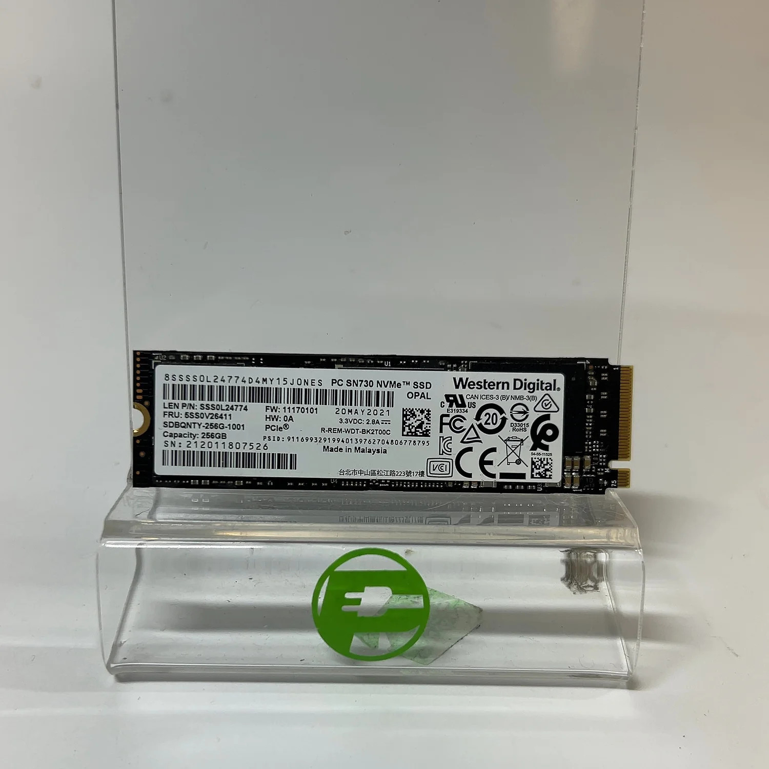 Western Digital SN730 Black SSSOL24774