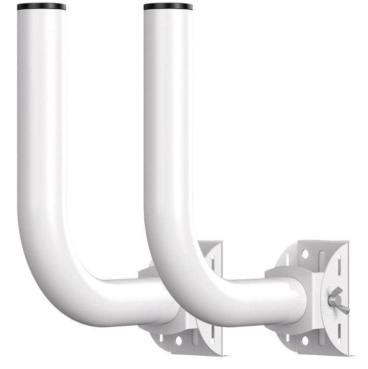 Soporte universal para puente inalámbrico, montaje en pared y poste (2 piezas)