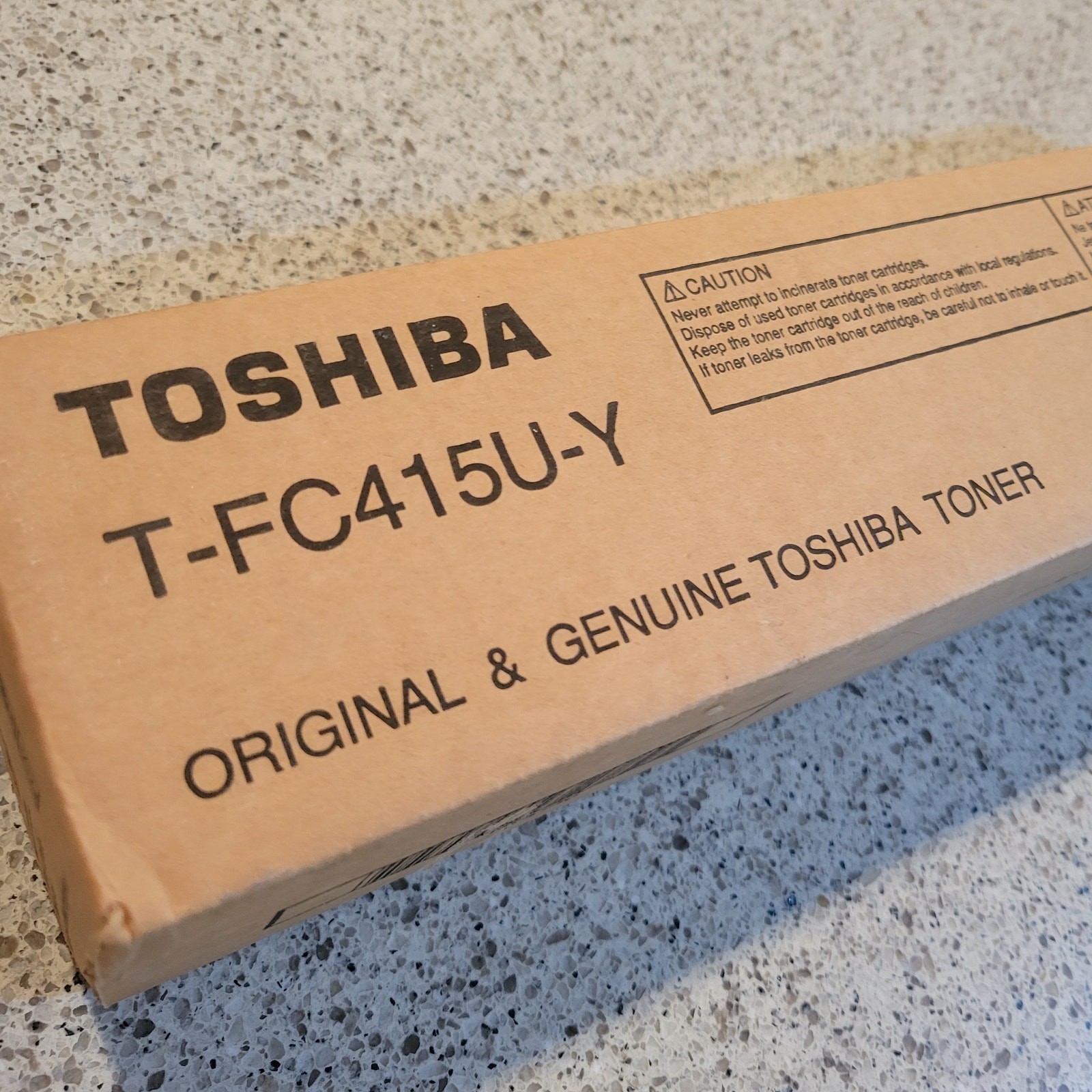 Genuine Toshiba TFC415UY YELLOW OEM Toner Cartridge✨️NEW IN BOX✨️