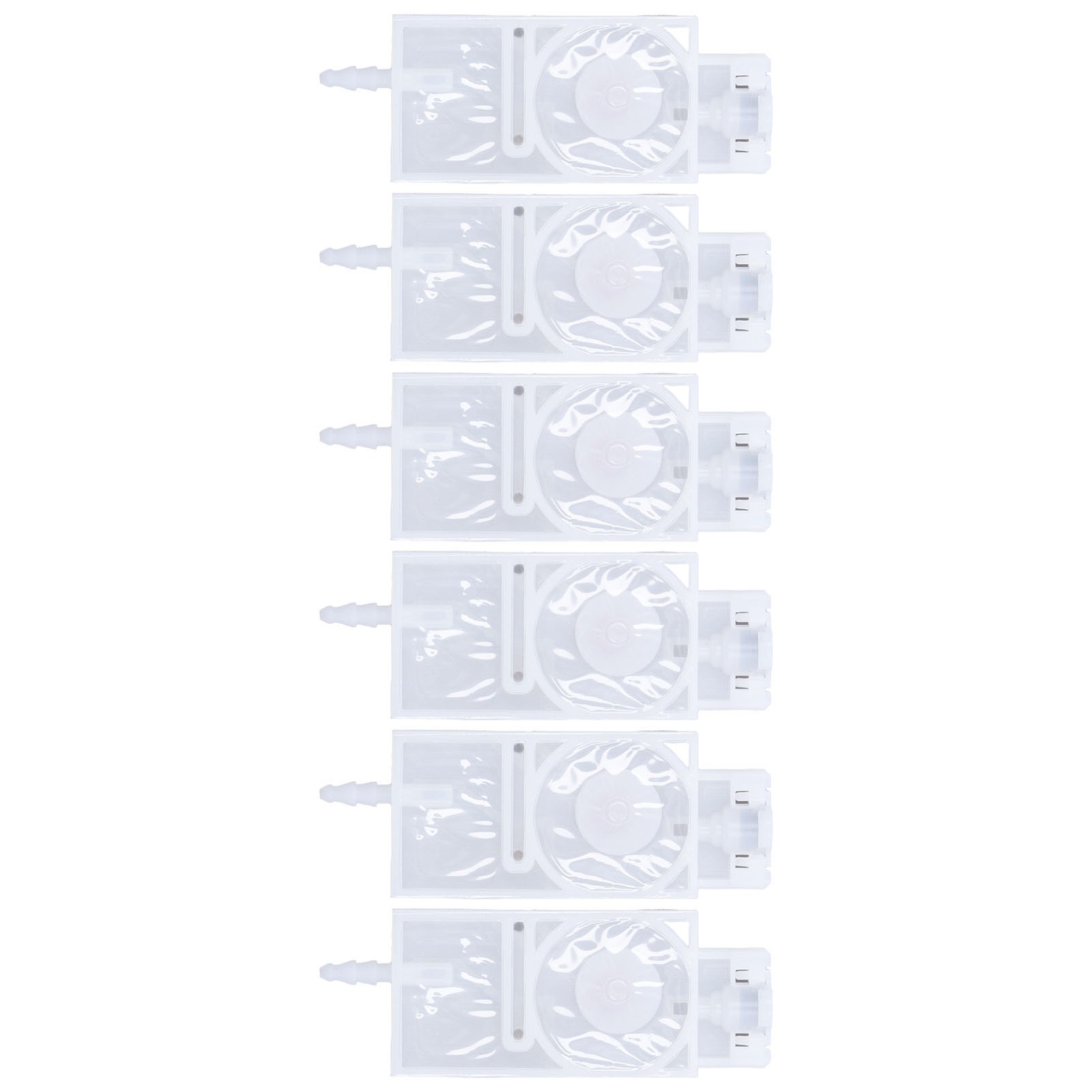 6Pcs Ink Damper Solvent Inkjet Head Rectangular PP Damper Replacement For XP BT0