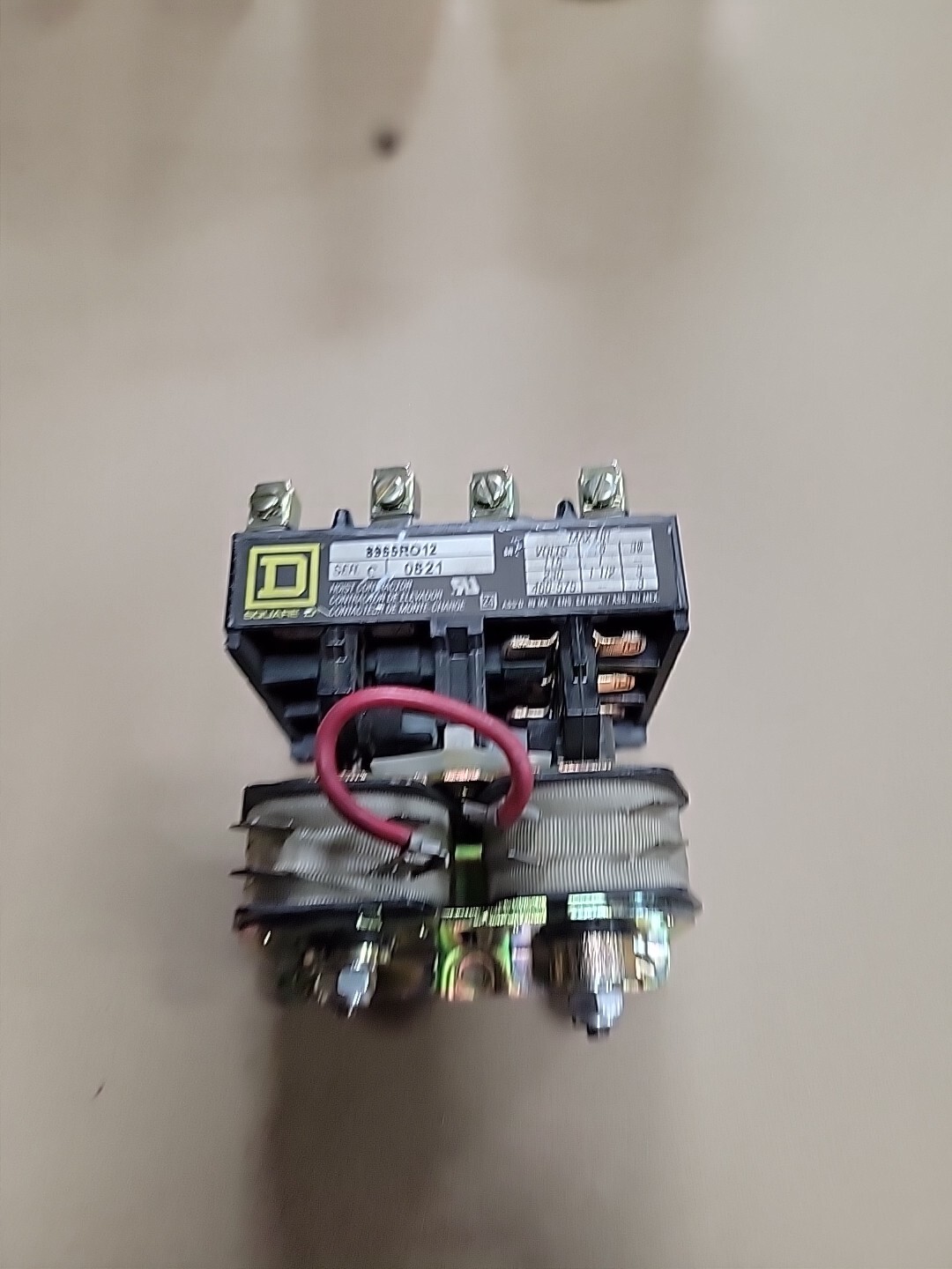 NEW SQUARE D 8965RO12 /C HOIST CONTACTOR 575V W/ (2) 31002-403-40 COIL 
