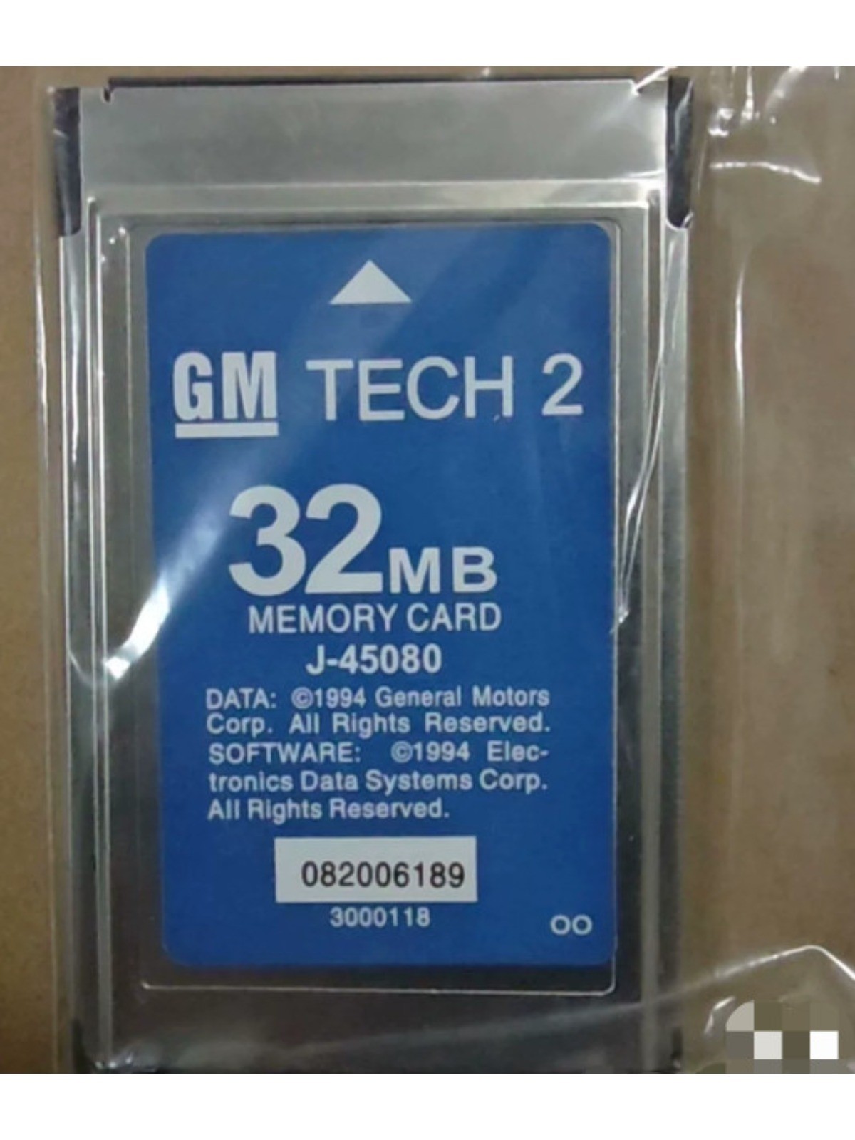 GM TECH2 32MB PCMCIA Card Saab English Auto Diagnostic Software 1PC Used