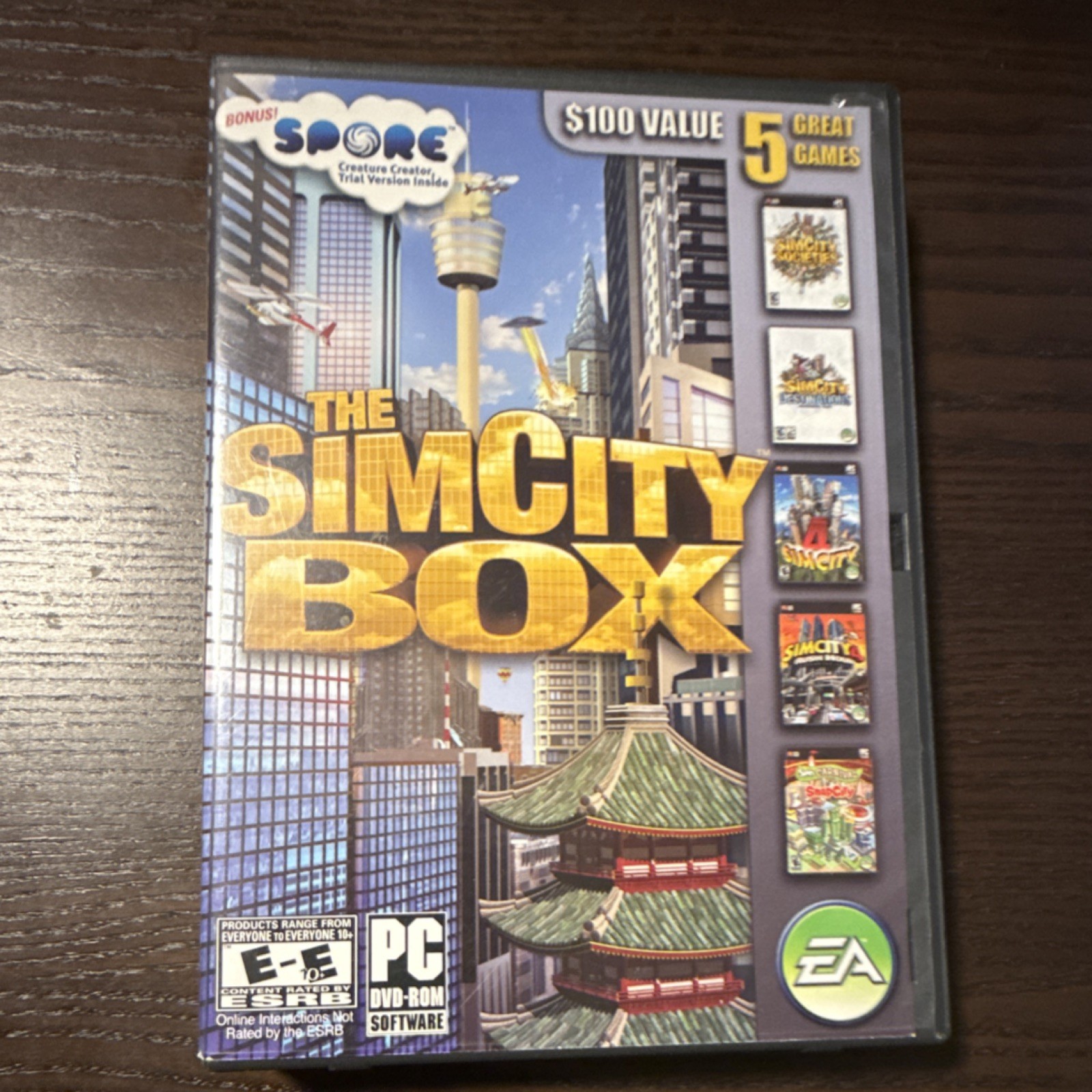 EA The SimCity Box PC DVD-ROM City Building SimCity 4 Deluxe Societies