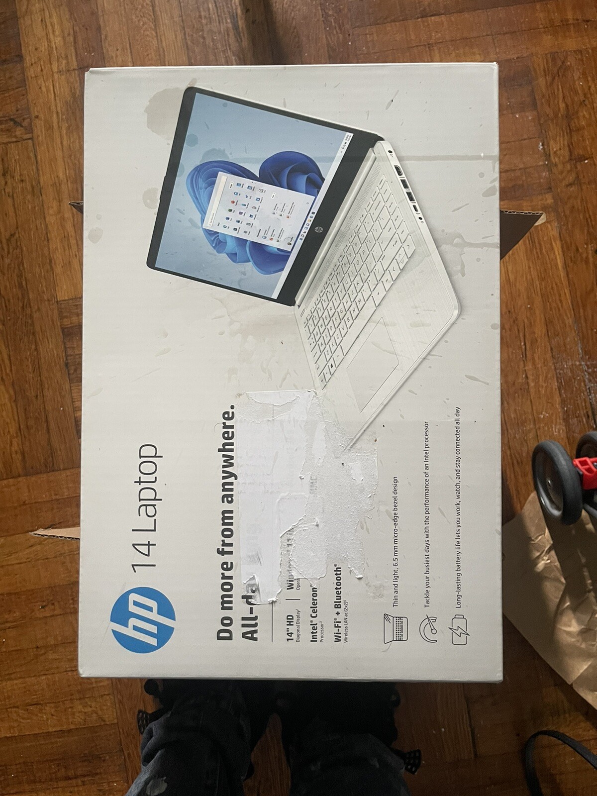 HP 14DQ0052DX 14" (64 GB, SSD, Intel Celeron N, 1.10 GHz, 4 GB) Laptop -...