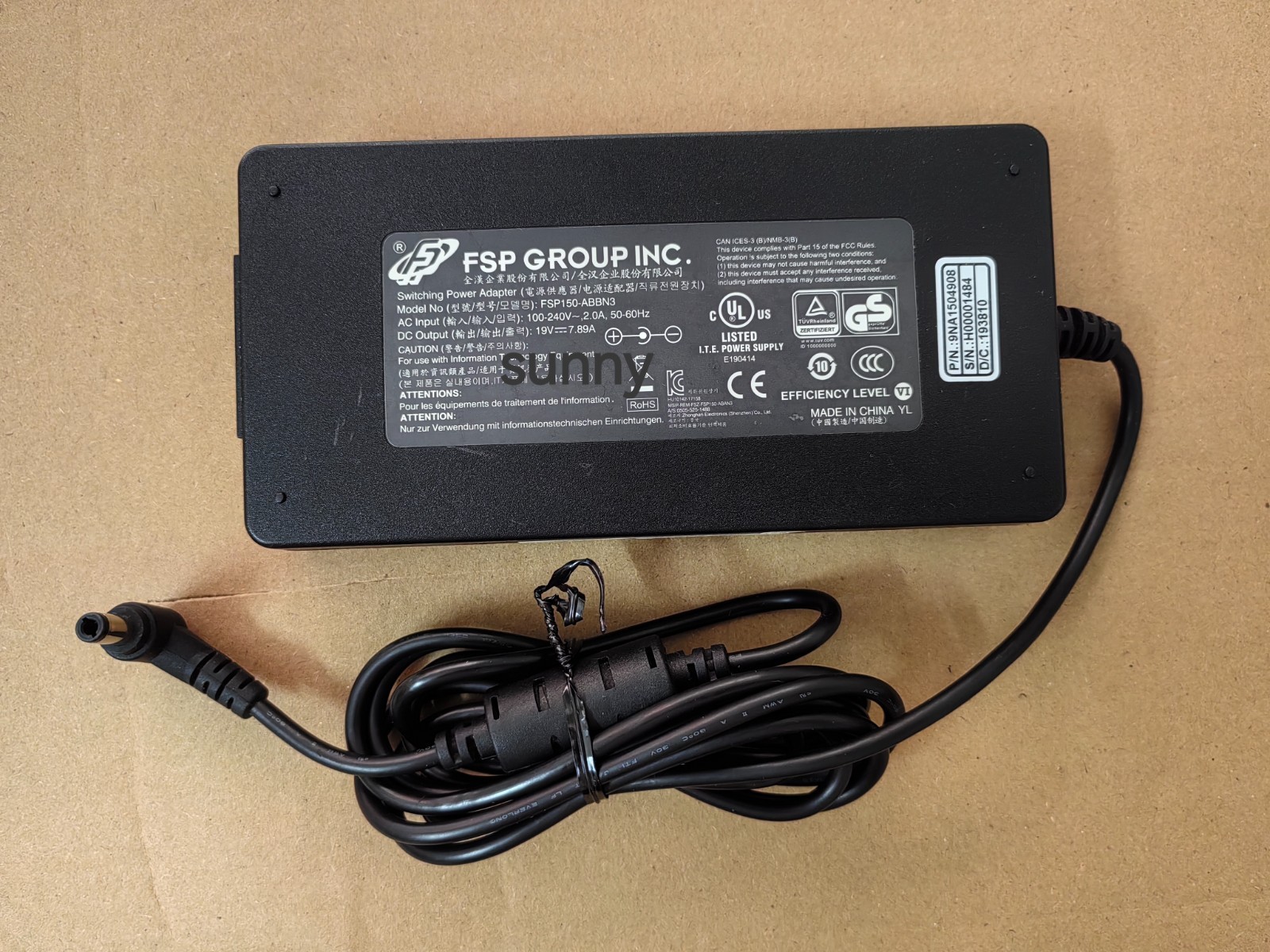 For Gateway GGNC51518-BK FSP 19V 7.89A FSP150-ABBN3 150W AC Adapter 100%Original